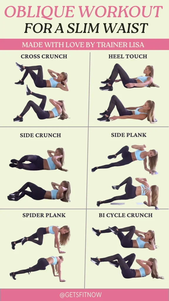 oblique exercise large pin