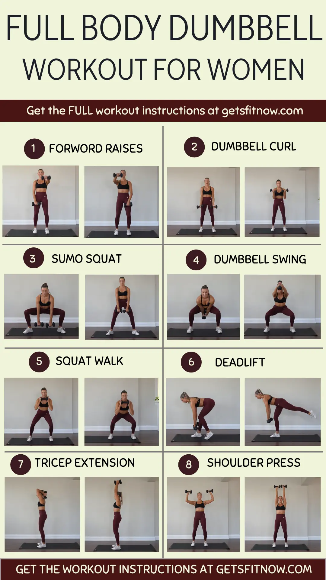 Full body dumbbell workout