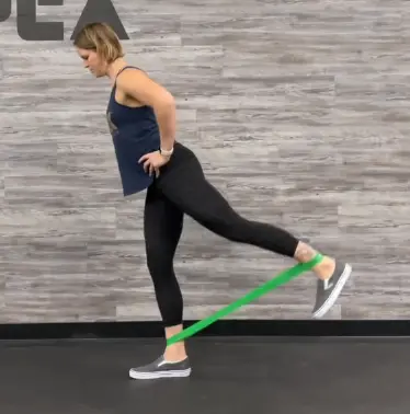 Resistance Band Standing Kickbacks 2