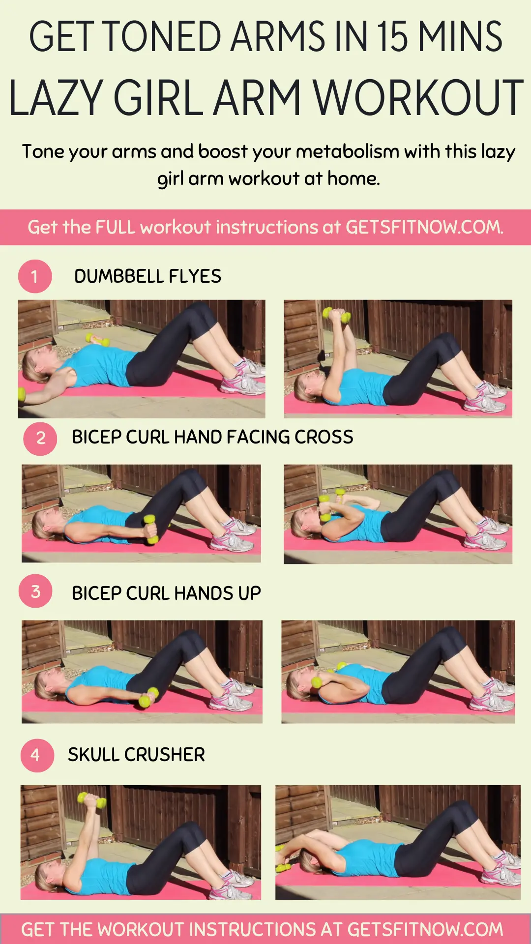 lzy girl arm workout