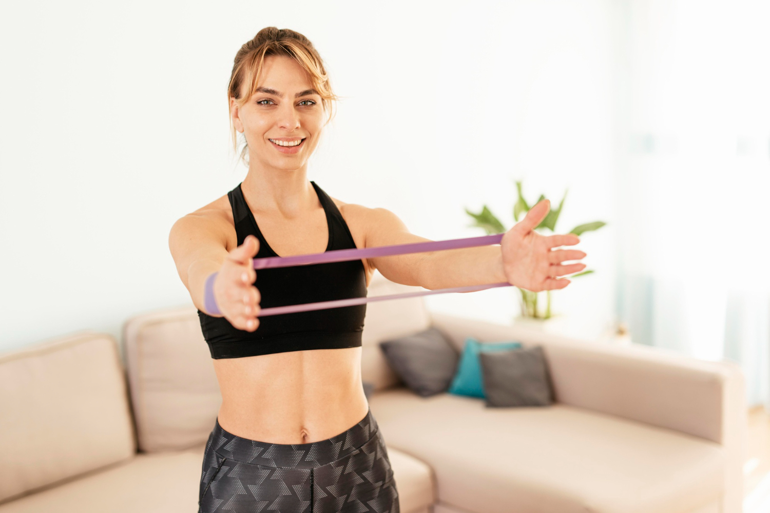 women doing Resistance Band Exercises