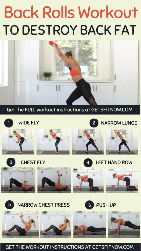 back rolls workout for women