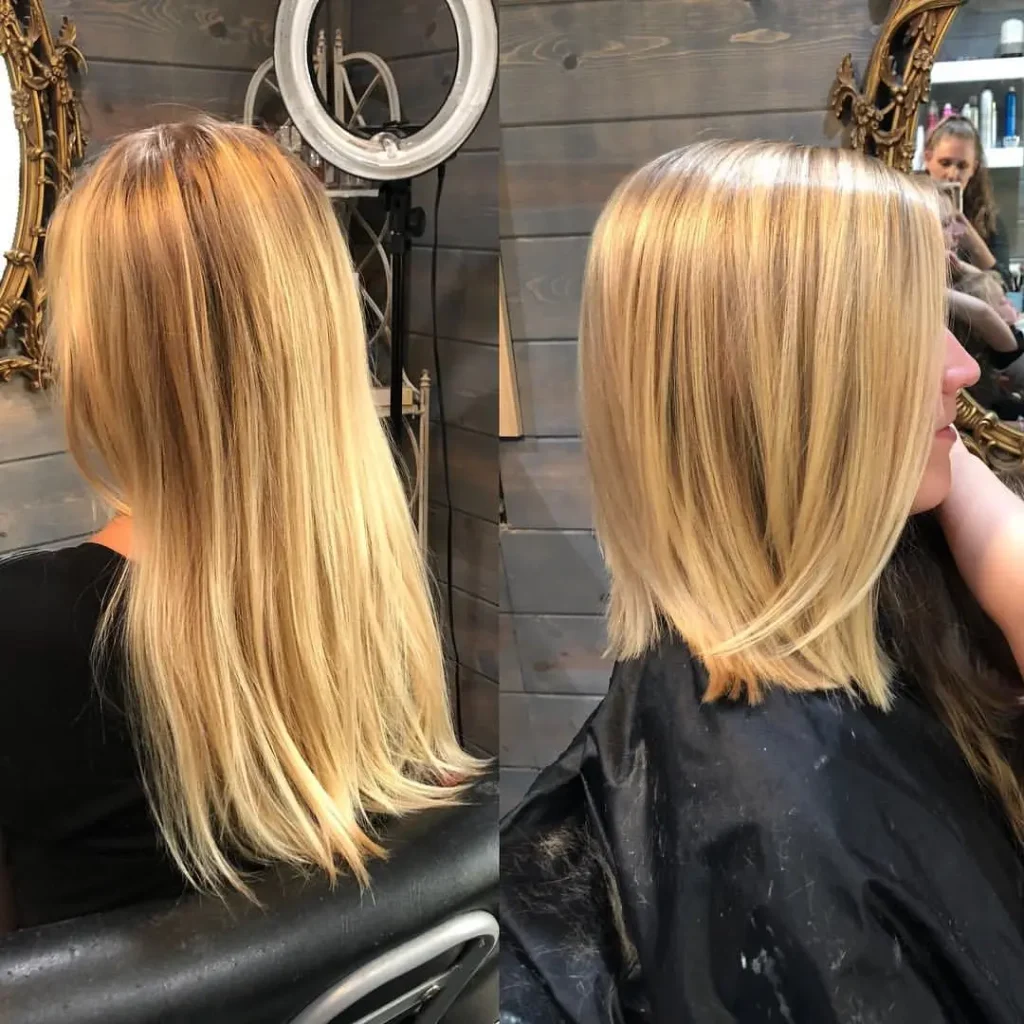 Layered Lob For Straight Hair