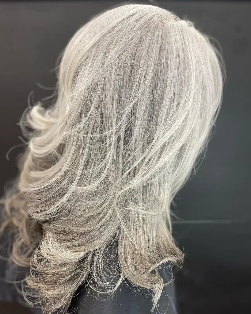 Silver Fox Cut For Straight Hair