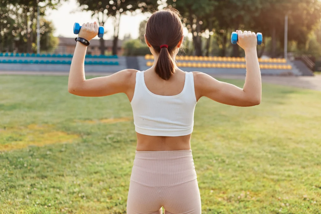 dumbbell back exercise