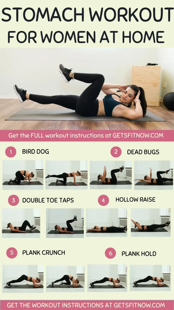 stomach workout for women